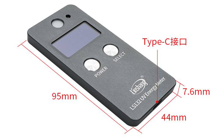 LS132UV能量計(jì)側(cè)面 LS132UV能量計(jì)側(cè)面