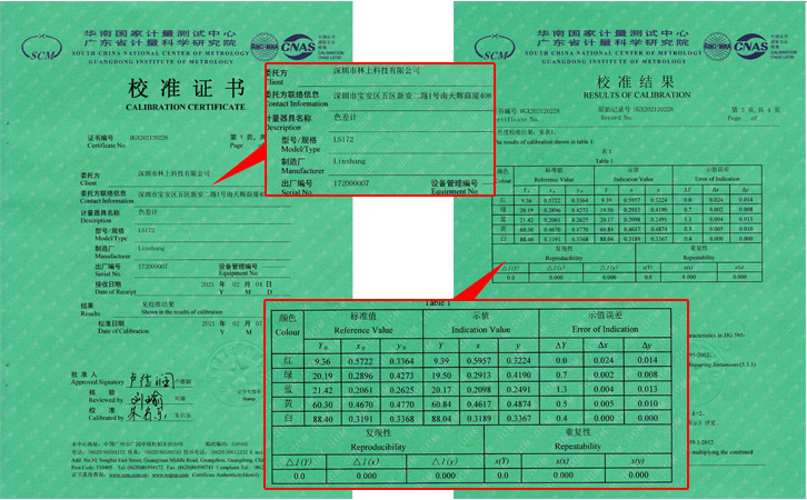 計(jì)量證書(shū) 計(jì)量證書(shū)